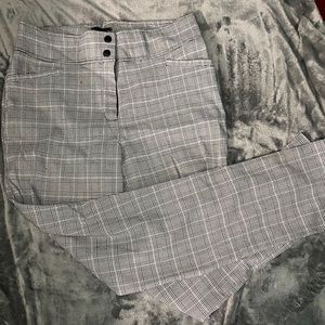 PLAID DRESS PANTS